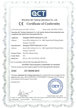 CE Certificate CE Certificate